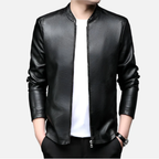 Jaqueta de Couro Masculina Alpha Man