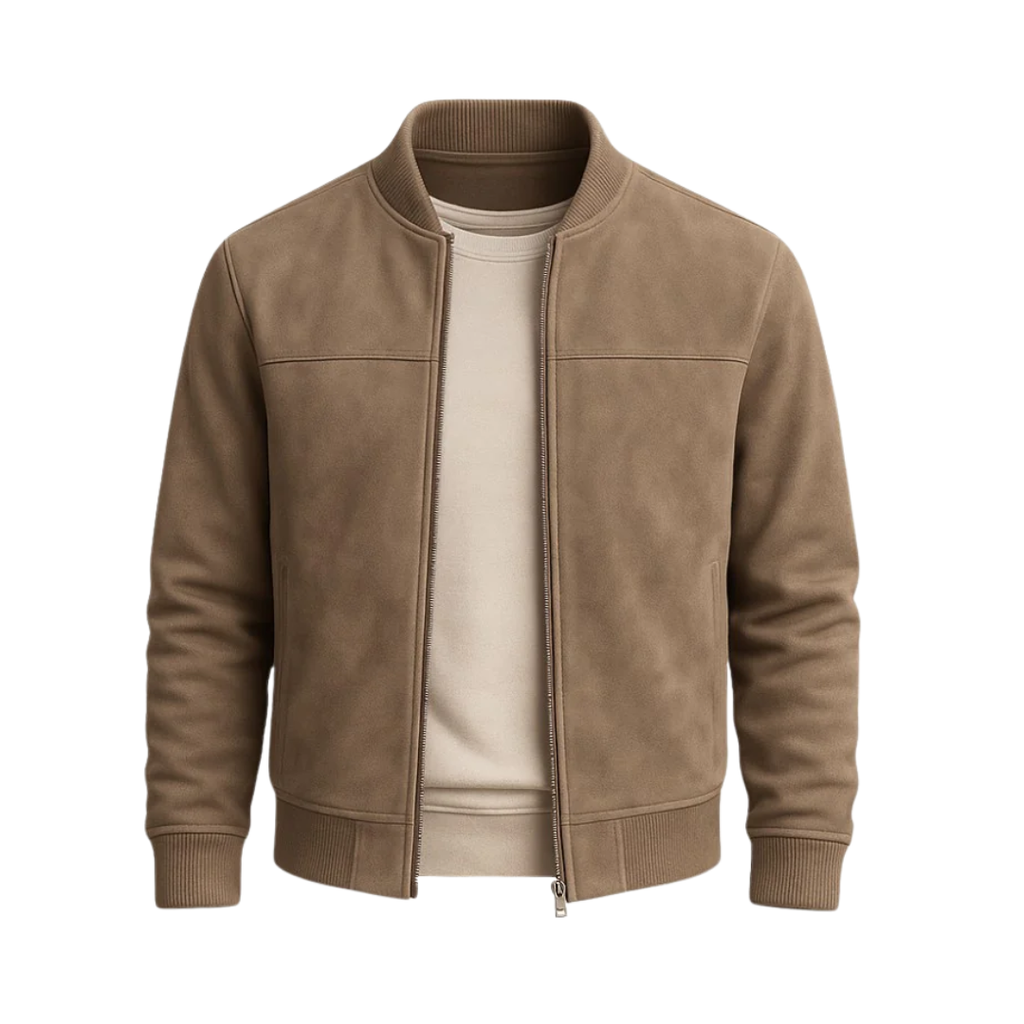 Jaqueta Masculina de Suede Old Money Use Cavalieri
