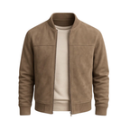 Jaqueta Masculina de Suede Old Money Use Cavalieri