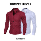 Camisa Social Masculina Merlani (Compre 1 Leve 2) Use Cavalieri