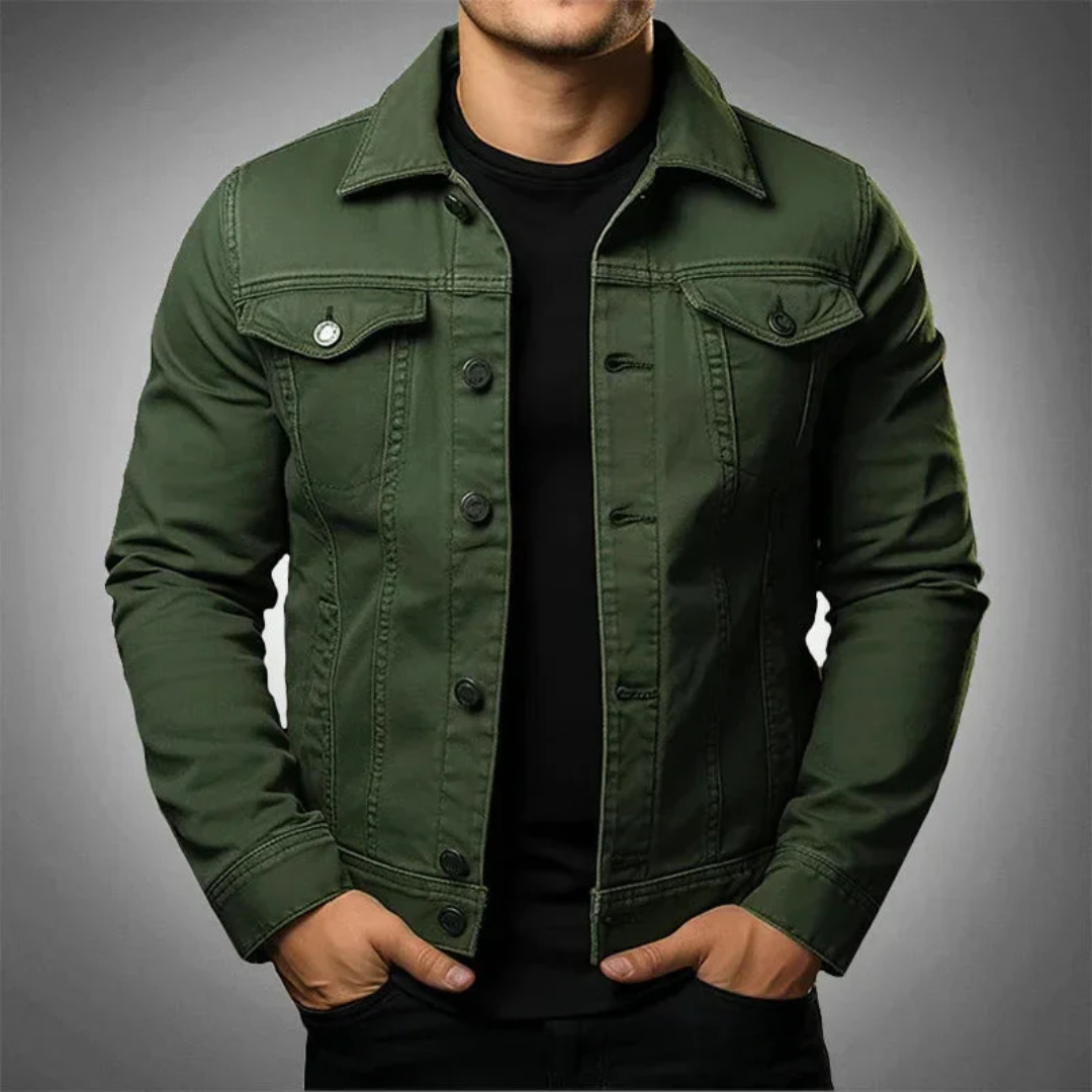 Jaqueta Jeans Masculina Slim Use Cavalieri