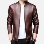 Jaqueta de Couro Masculina Alpha Man