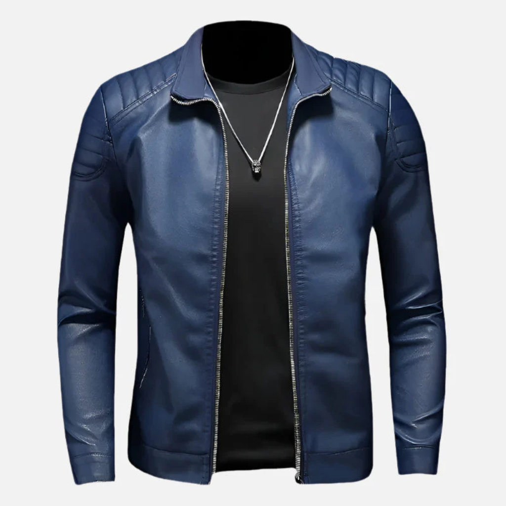 Jaqueta de Couro Masculina Velmark Use Cavalieri
