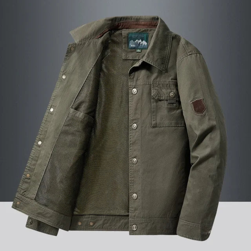 Jaqueta Casual Masculina em Algodão Use Cavalieri