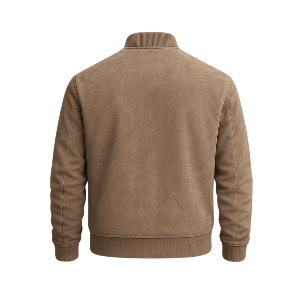 Jaqueta Masculina de Suede Old Money Use Cavalieri