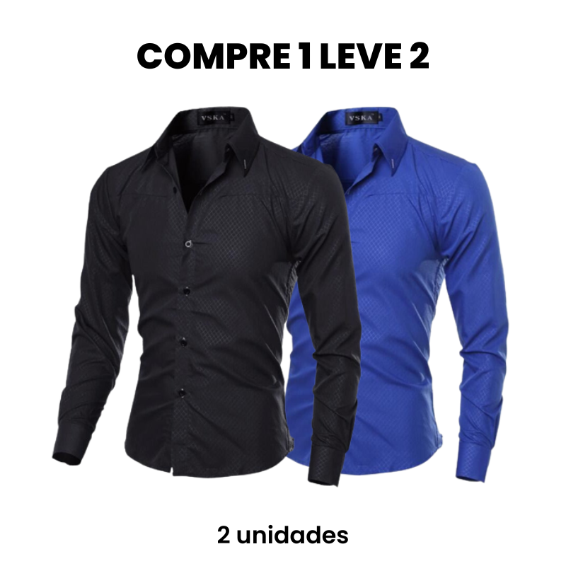 Camisa Social Masculina Merlani (Compre 1 Leve 2) Use Cavalieri