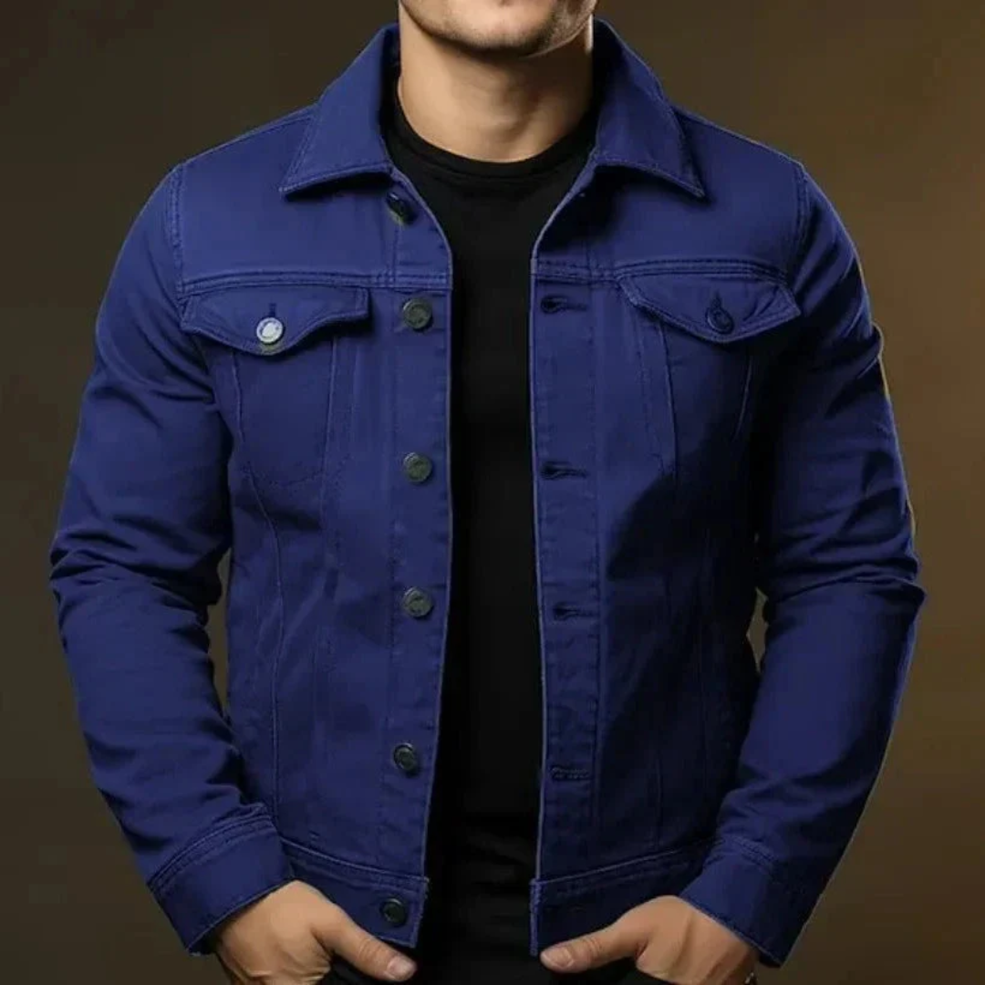 Jaqueta Jeans Masculina Slim Use Cavalieri
