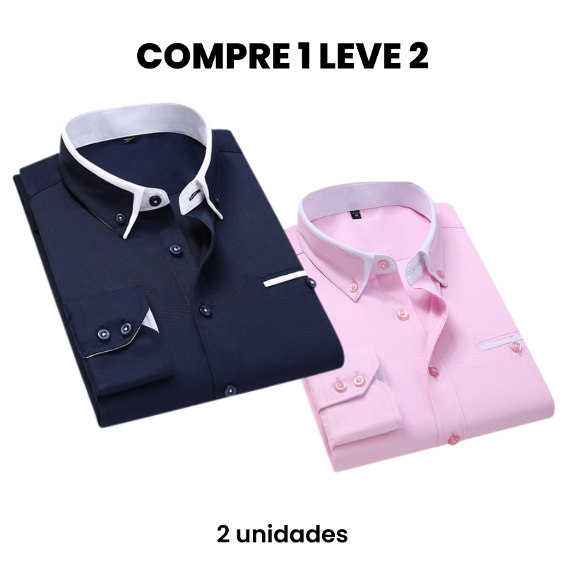 Camisa Social Masculina Carino (Compre 1 Leve 2) Use Cavalieri