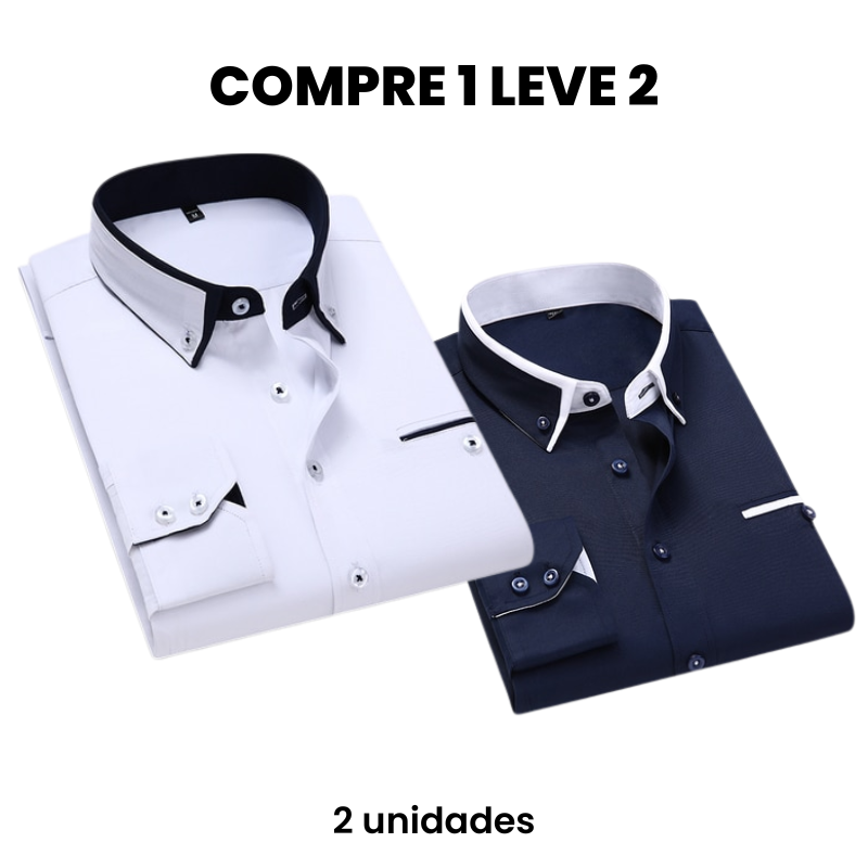 Camisa Social Masculina Carino (Compre 1 Leve 2) Use Cavalieri