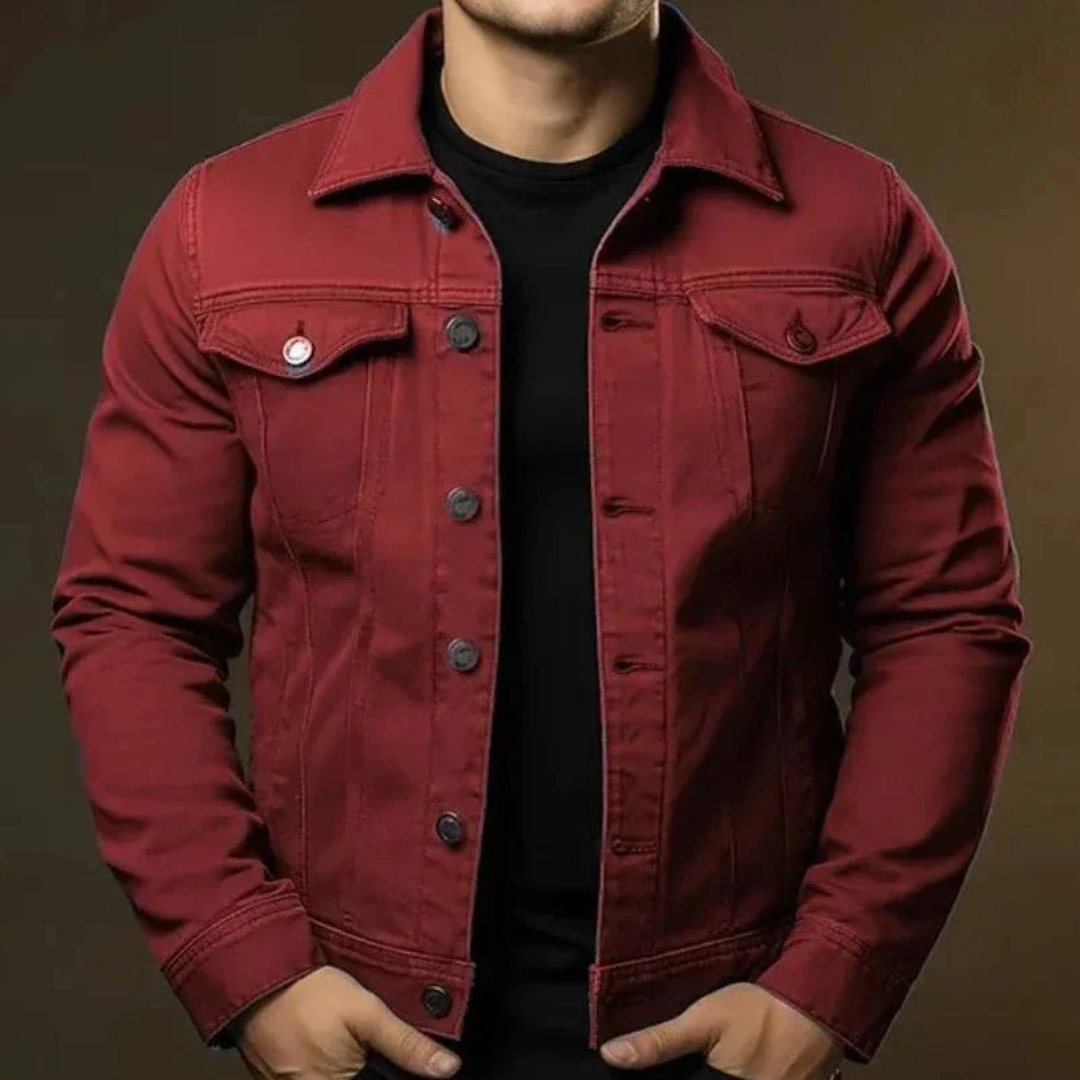 Jaqueta Jeans Masculina Slim Use Cavalieri