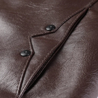 Jaqueta de Couro Masculina Alpha Man