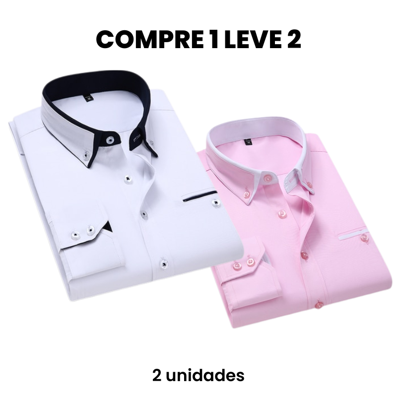 Camisa Social Masculina Carino (Compre 1 Leve 2) Use Cavalieri