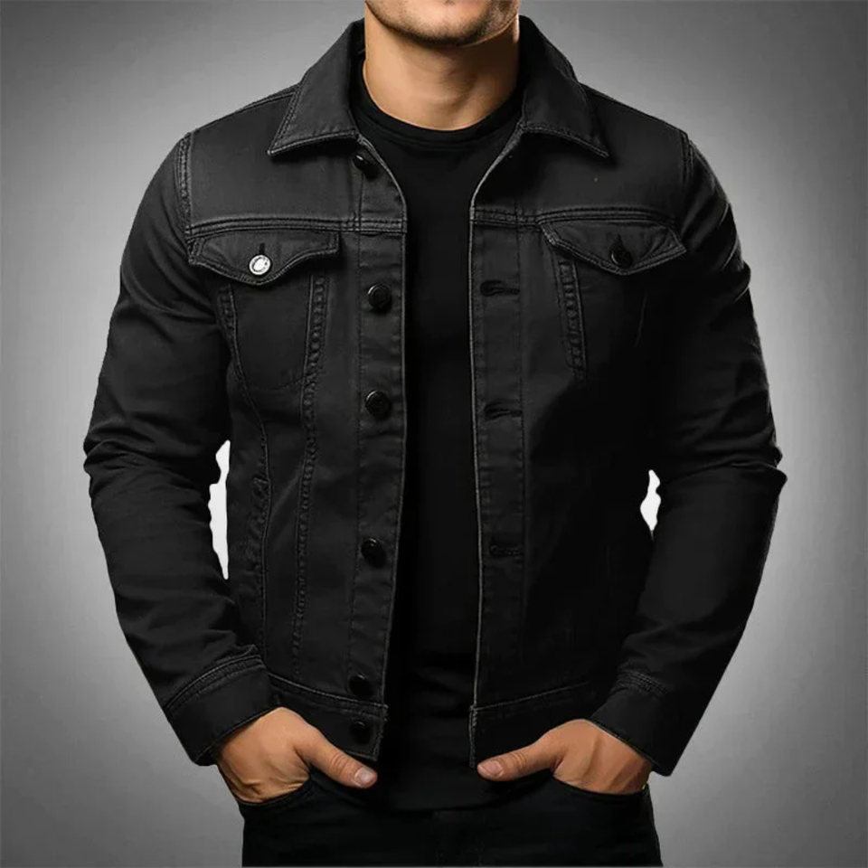 Jaqueta Jeans Masculina Slim Use Cavalieri