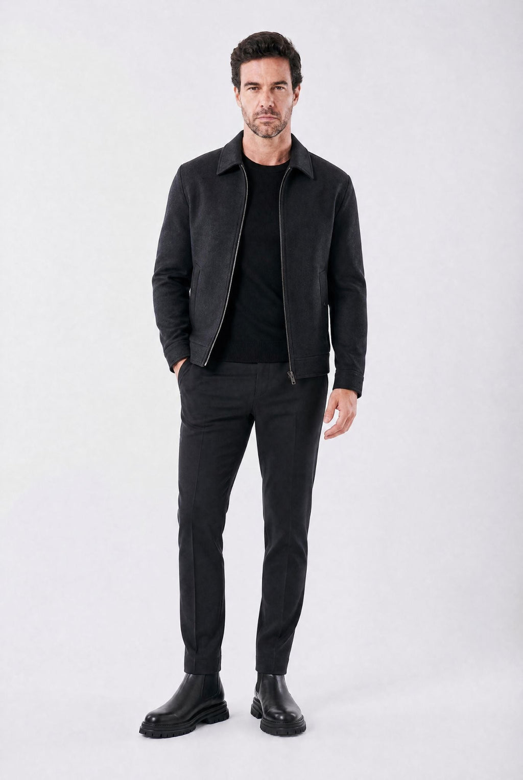 Bota Chelsea Masculina Tratorada em Couro com Plataforma Use Cavalieri