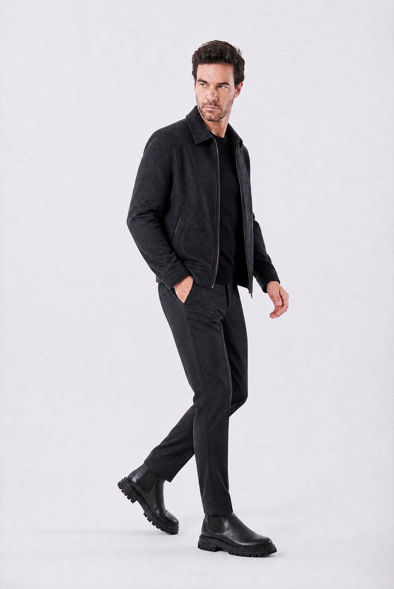 Bota Chelsea Masculina Tratorada em Couro com Plataforma Use Cavalieri