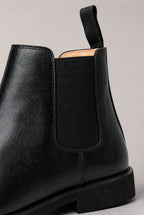 Bota Chelsea Masculina em Couro com Design Clássico Britânico Use Cavalieri