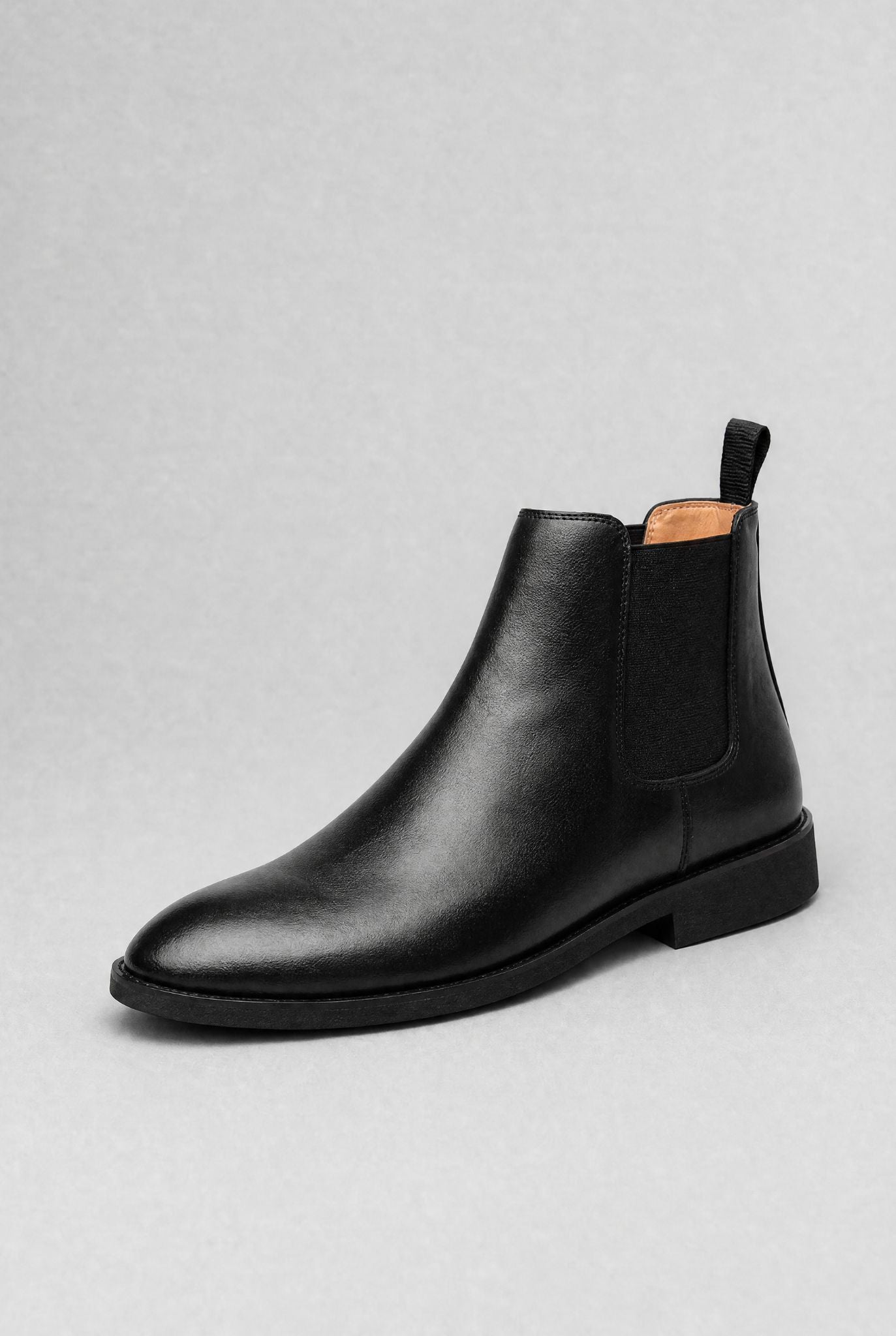 Bota Chelsea Masculina em Couro com Design Clássico Britânico Use Cavalieri