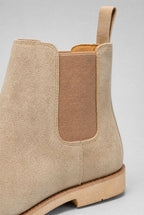 Bota Chelsea Masculina em Couro e Camurça Camden Use Cavalieri