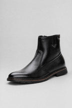 Bota Masculina em Couro com Interior Forrado Use Cavalieri