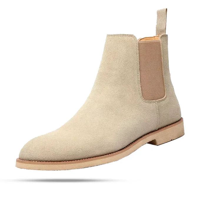 Bota Chelsea Masculina em Couro e Camurça Camden Use Cavalieri