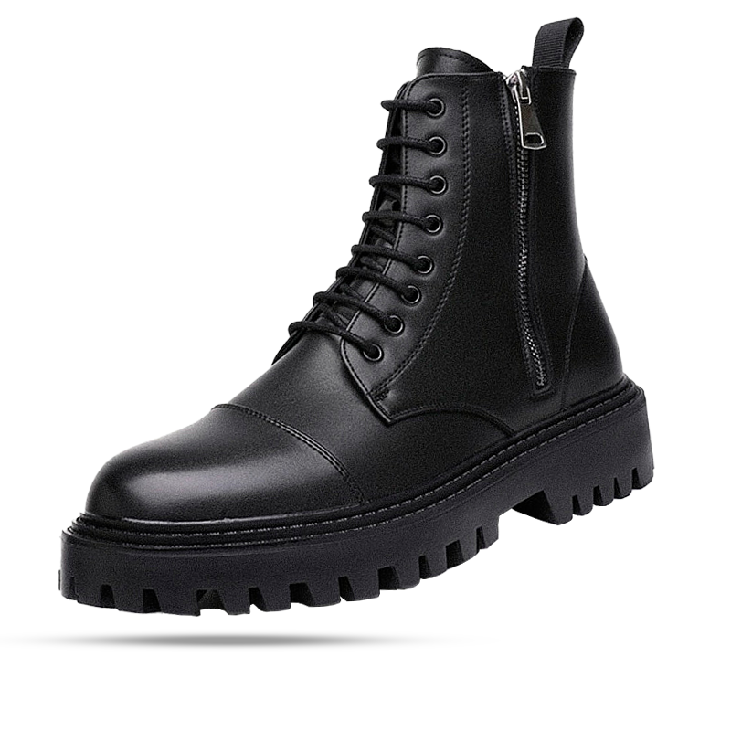 Bota Masculina Tratorada British em Couro com Solado Robusto Use Cavalieri