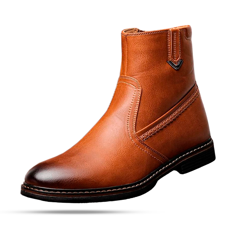 Bota Masculina em Couro com Interior Forrado Use Cavalieri