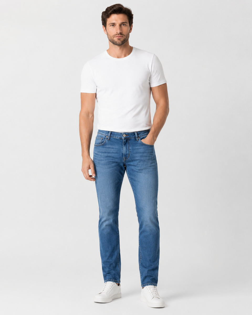Calça Jeans Slim Fit