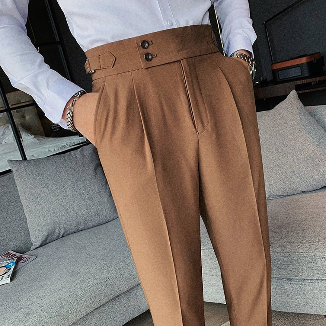 Calça Alfaiataria Masculina com Strap Lateral Use Cavalieri