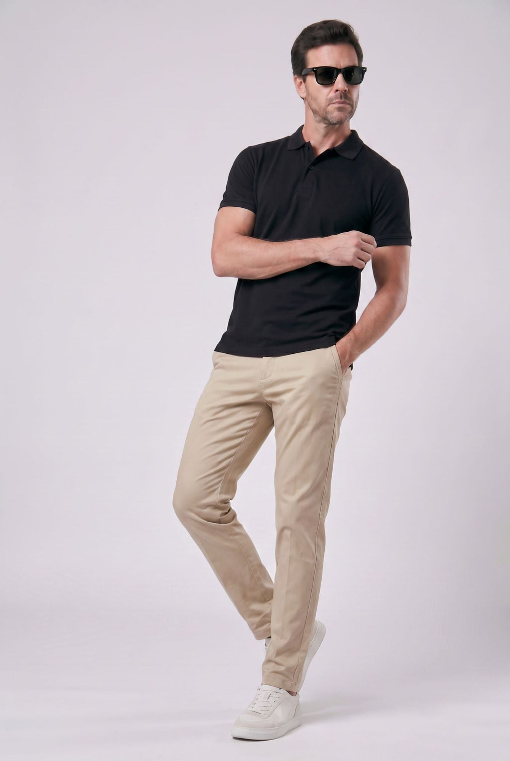 Calça Chino em Sarja Masculina Verona Use Cavalieri