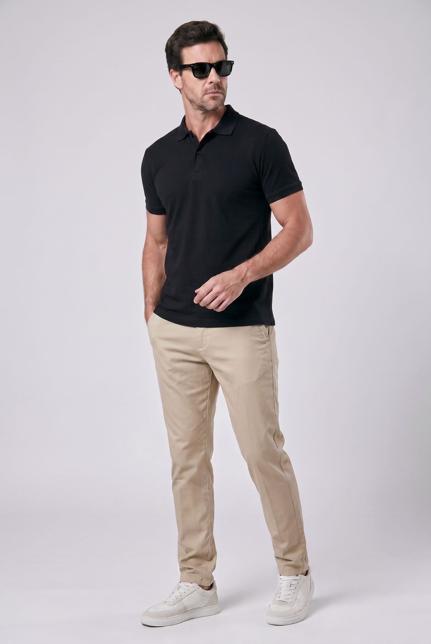 Calça Chino em Sarja Masculina Verona Use Cavalieri