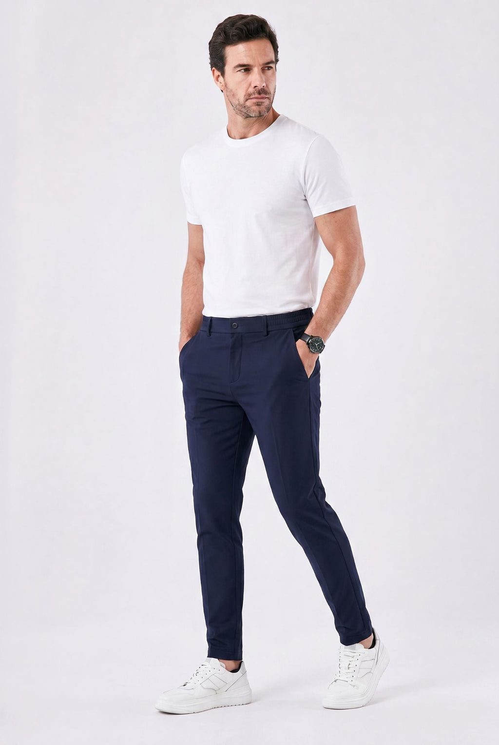 Calça Masculina de Alfaiataria Leve Use Cavalieri