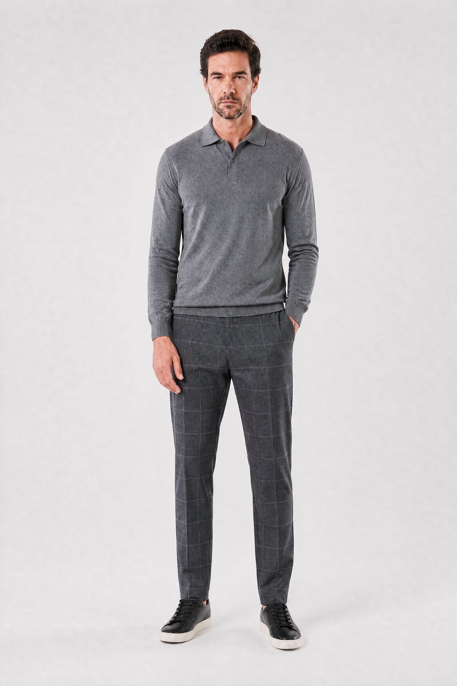 Calça Social Masculina Xadrez Use Cavalieri
