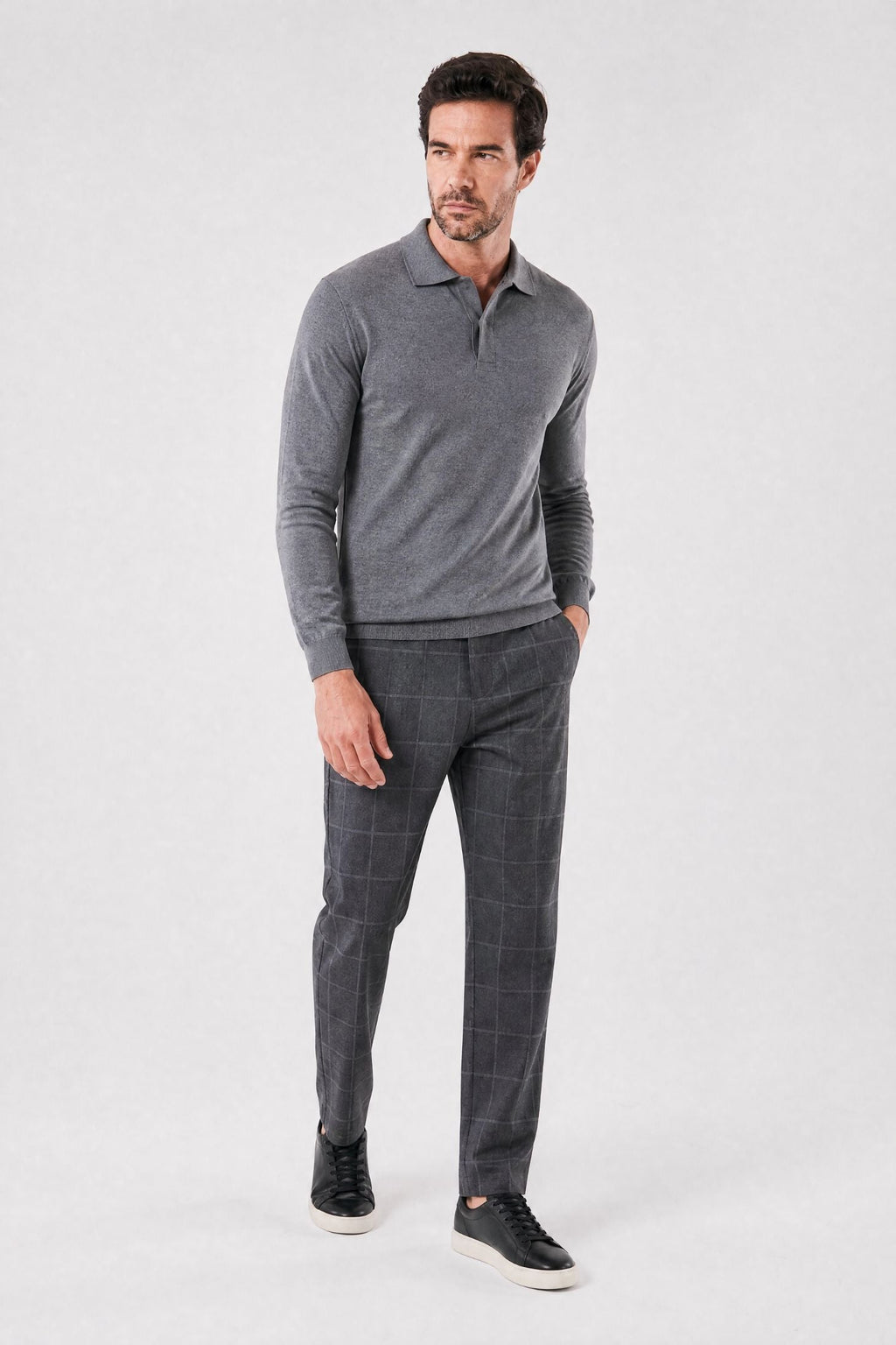 Calça Social Masculina Xadrez Use Cavalieri