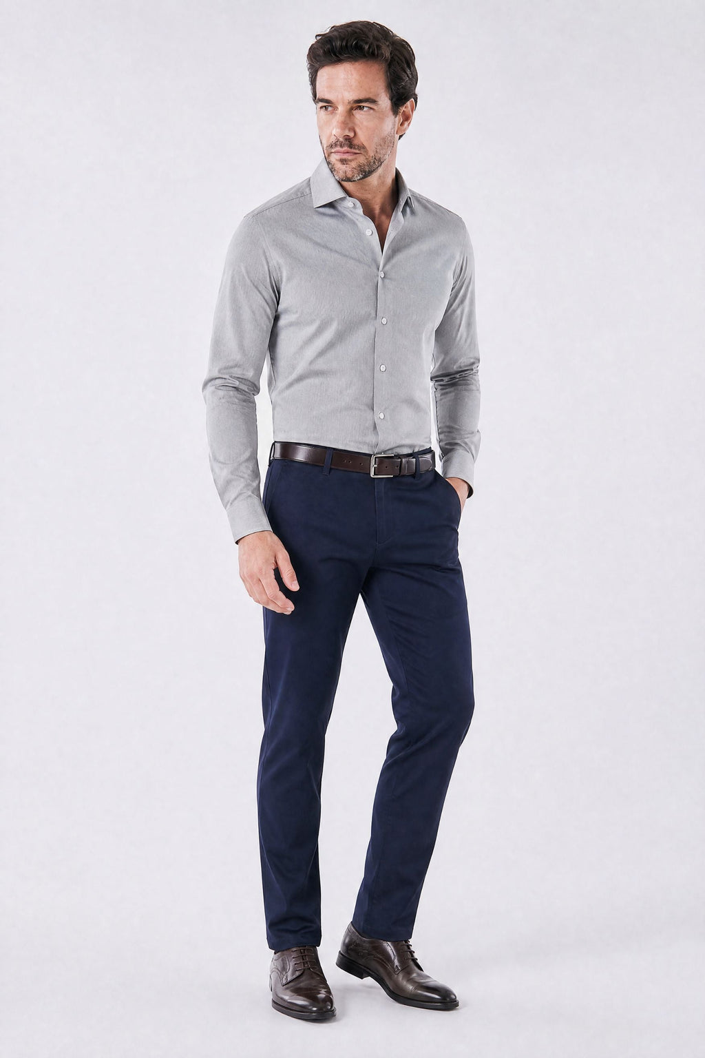 Calça Social Masculina de Estrutura Limpa Use Cavalieri