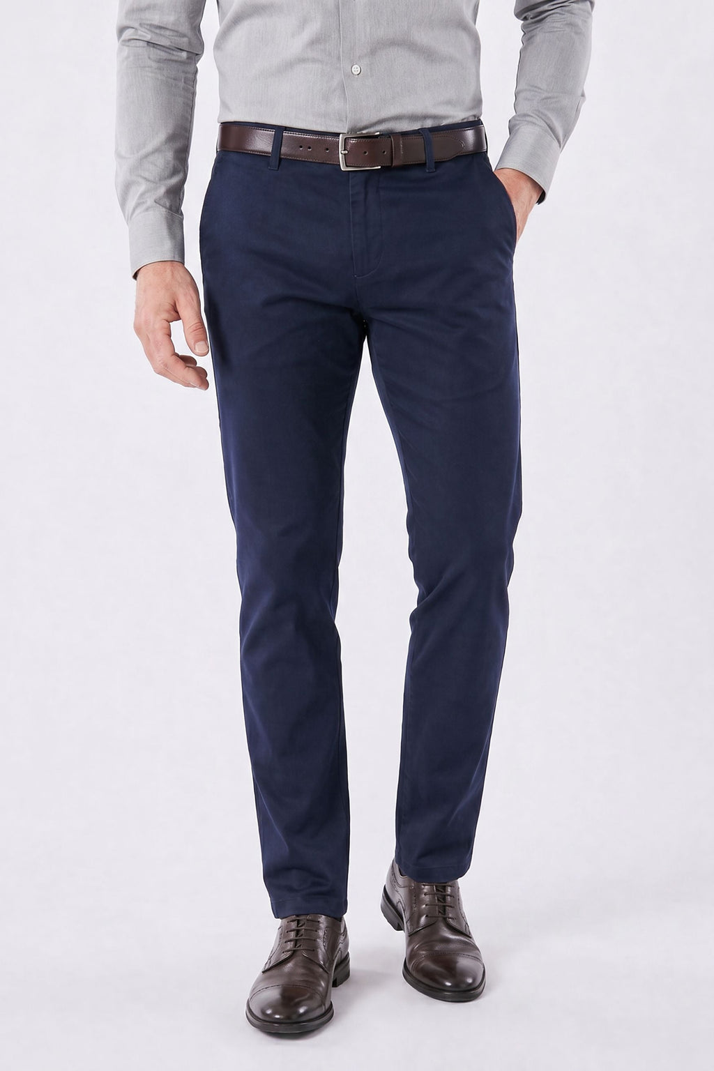 Calça Social Masculina de Estrutura Limpa Use Cavalieri