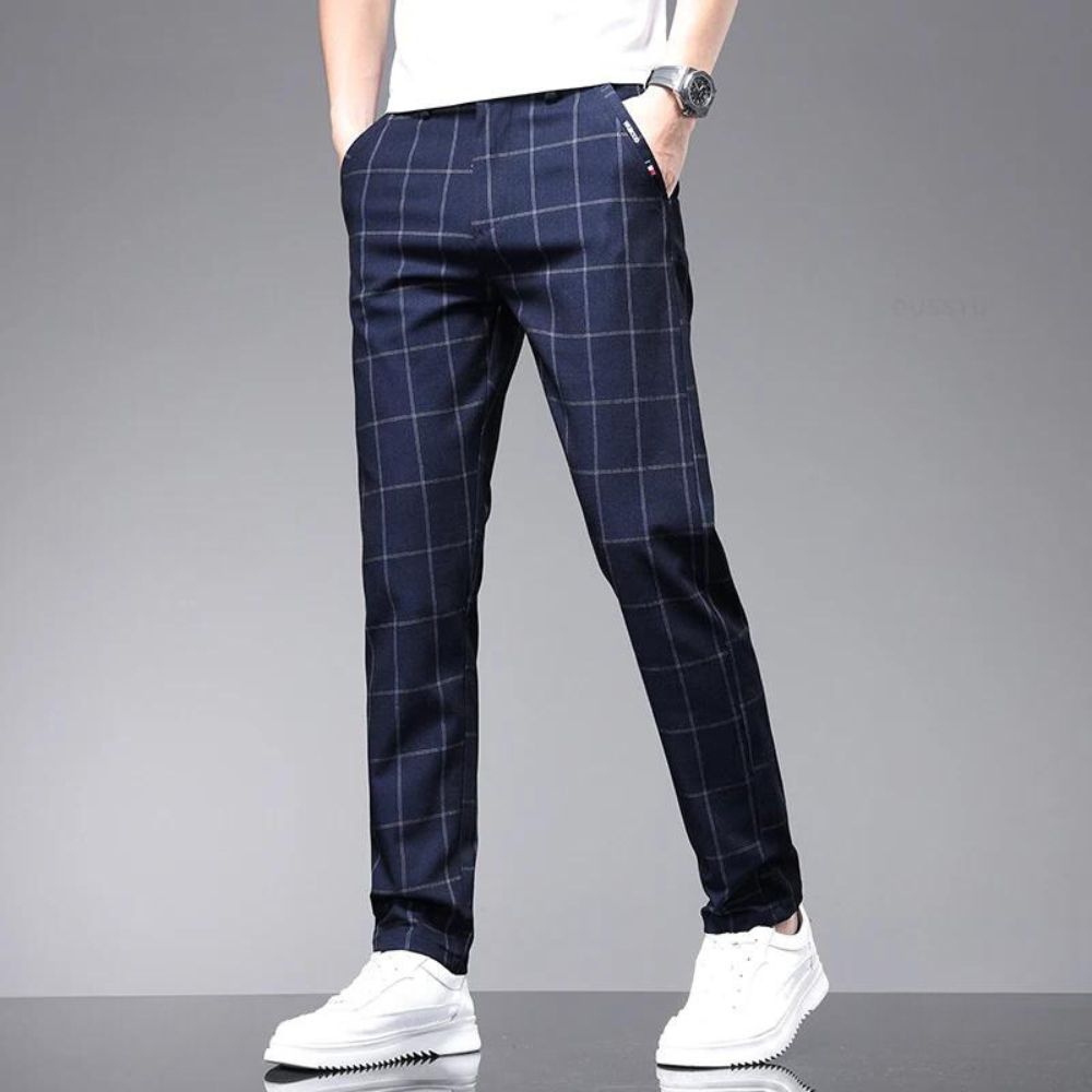Calça Social Masculina Xadrez Use Cavalieri