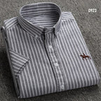 Camisa Masculina Listrada Manga Curta Use Cavalieri