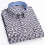 Camisa Masculina Mini Xadrez Manga Longa Use Cavalieri