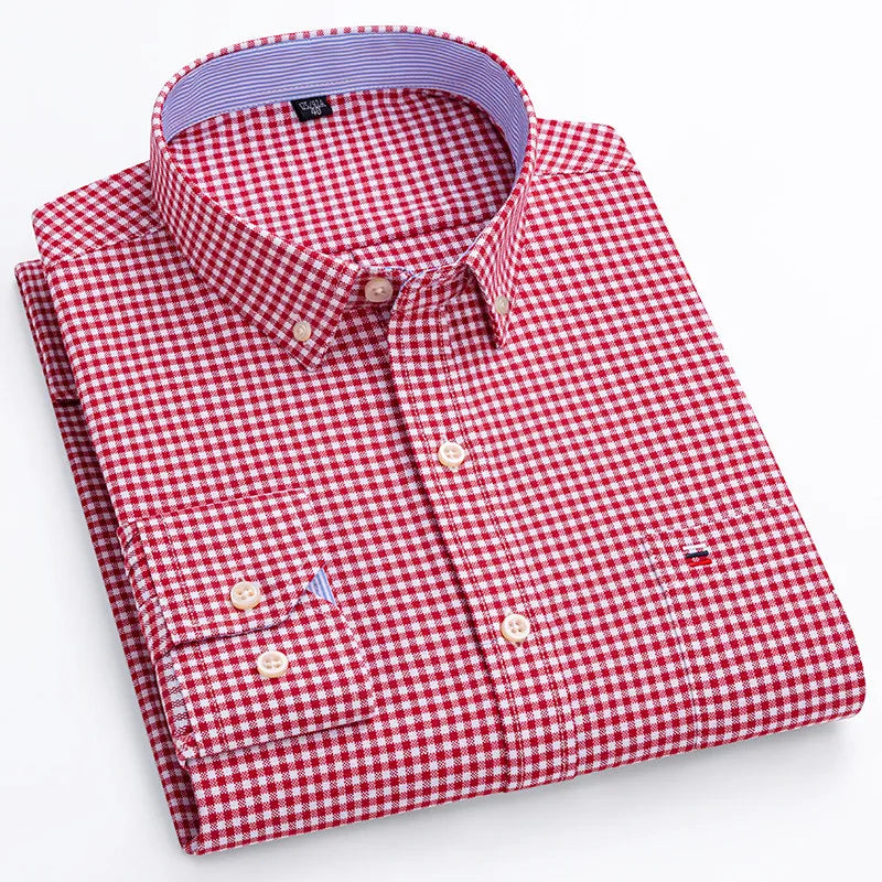 Camisa Masculina Mini Xadrez Manga Longa Use Cavalieri
