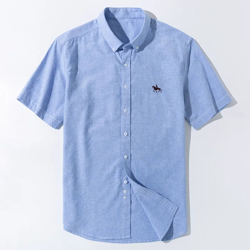 Camisa Masculina Listrada Manga Curta Use Cavalieri