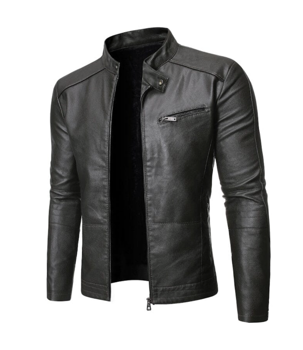 Jaqueta Masculina de Couro Madrid