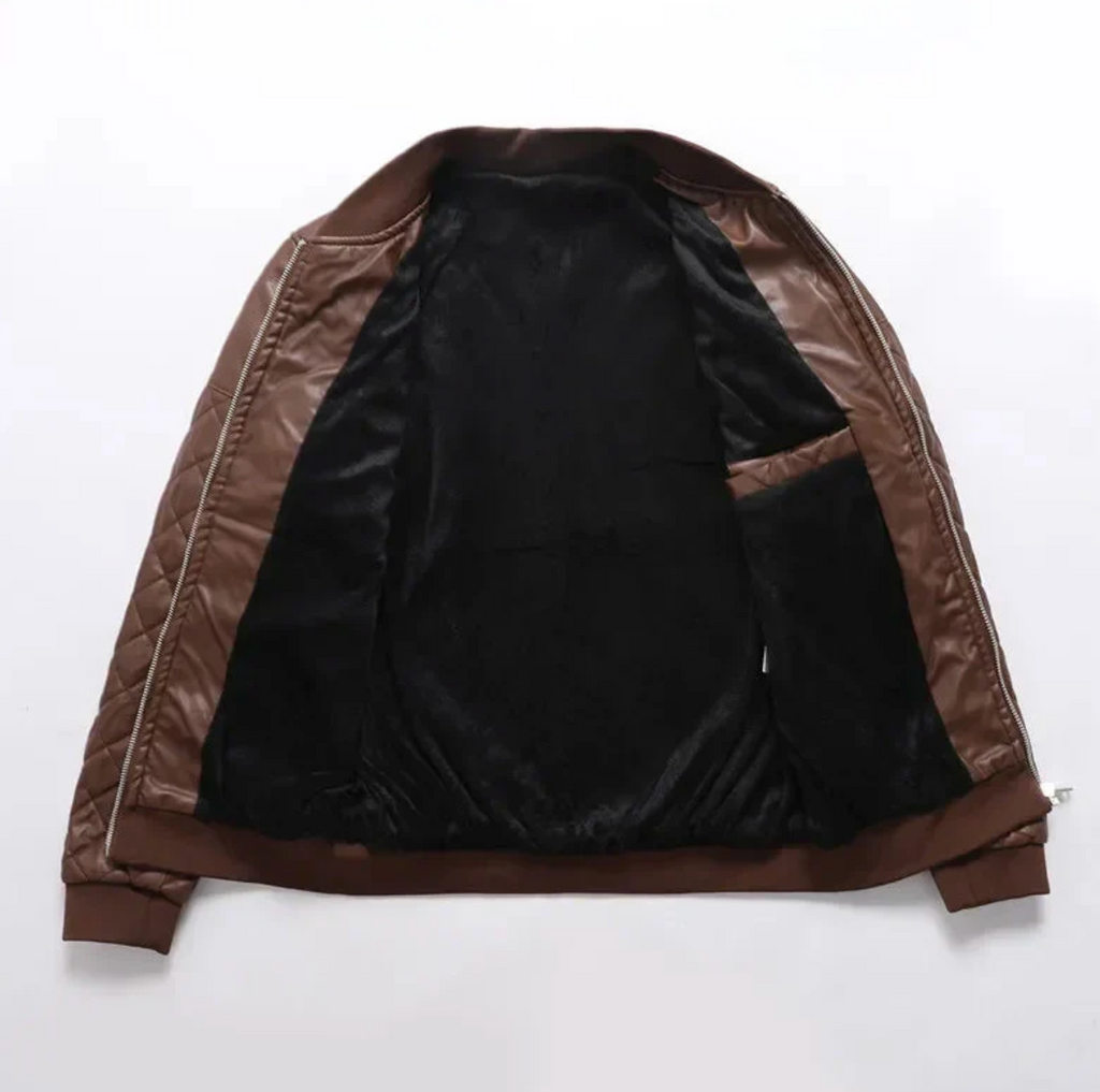 Jaqueta de Couro Masculina Race