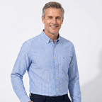 Camisa Masculina Soft Listrada Manga Longa Use Cavalieri