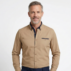 Camisa Social Plus Size Masculina Carino Use Cavalieri