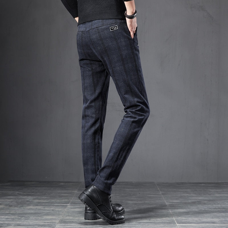 Calça de Alfaiataria Xadrez Masculina Use Cavalieri