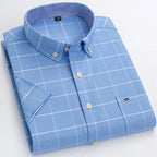 Camisa Masculina Xadrez Manga Curta Use Cavalieri
