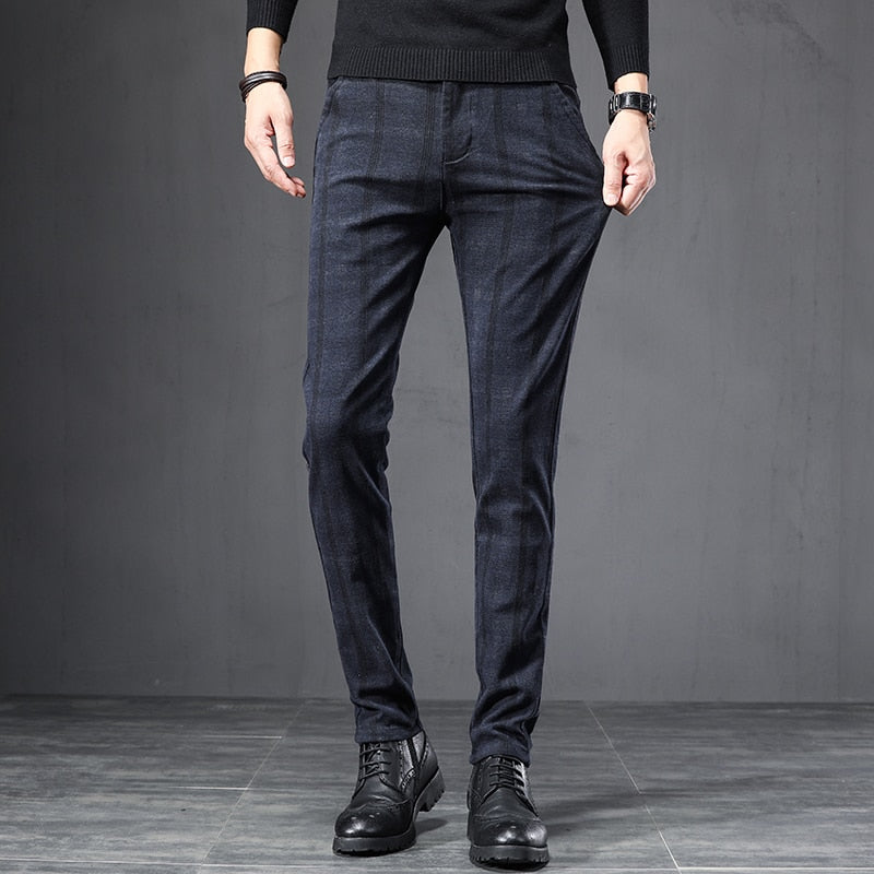 Calça de Alfaiataria Xadrez Masculina Use Cavalieri