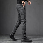 Calça de Alfaiataria Xadrez Masculina Use Cavalieri