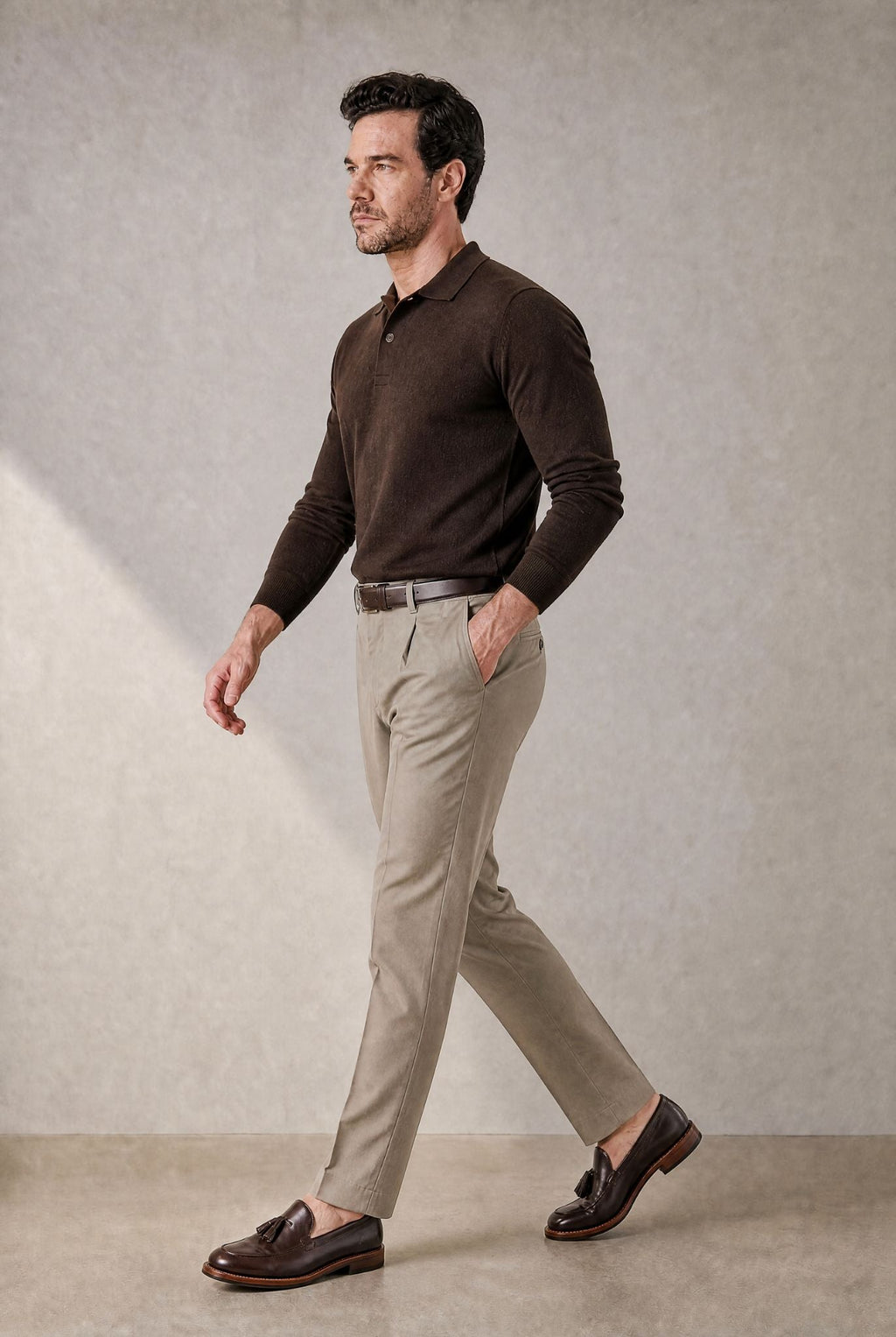 Mocassim Masculino em Couro Palermo Use Cavalieri