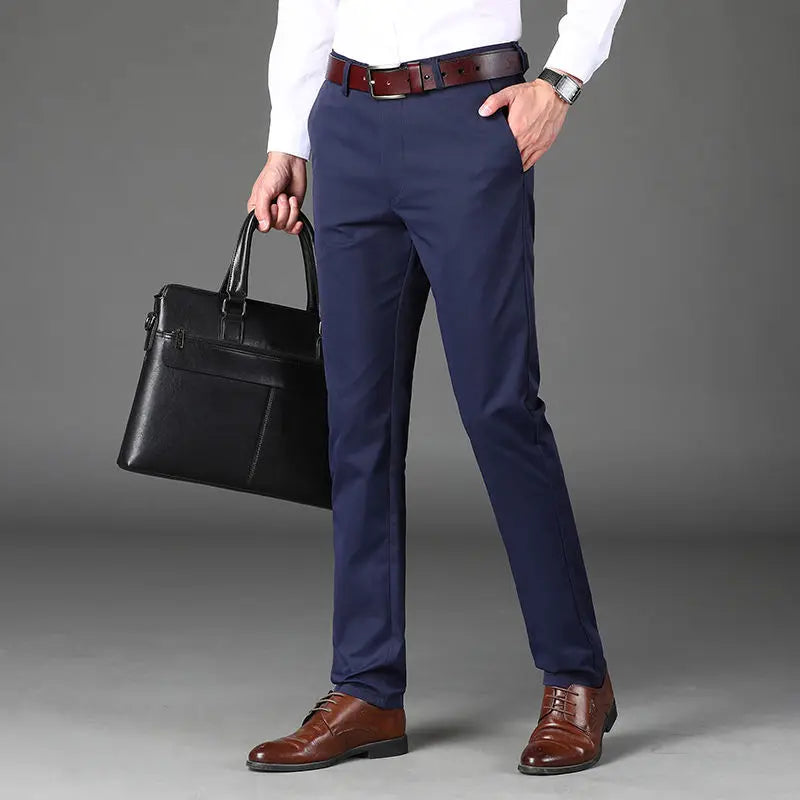Calça Social Masculina de Estrutura Limpa Use Cavalieri